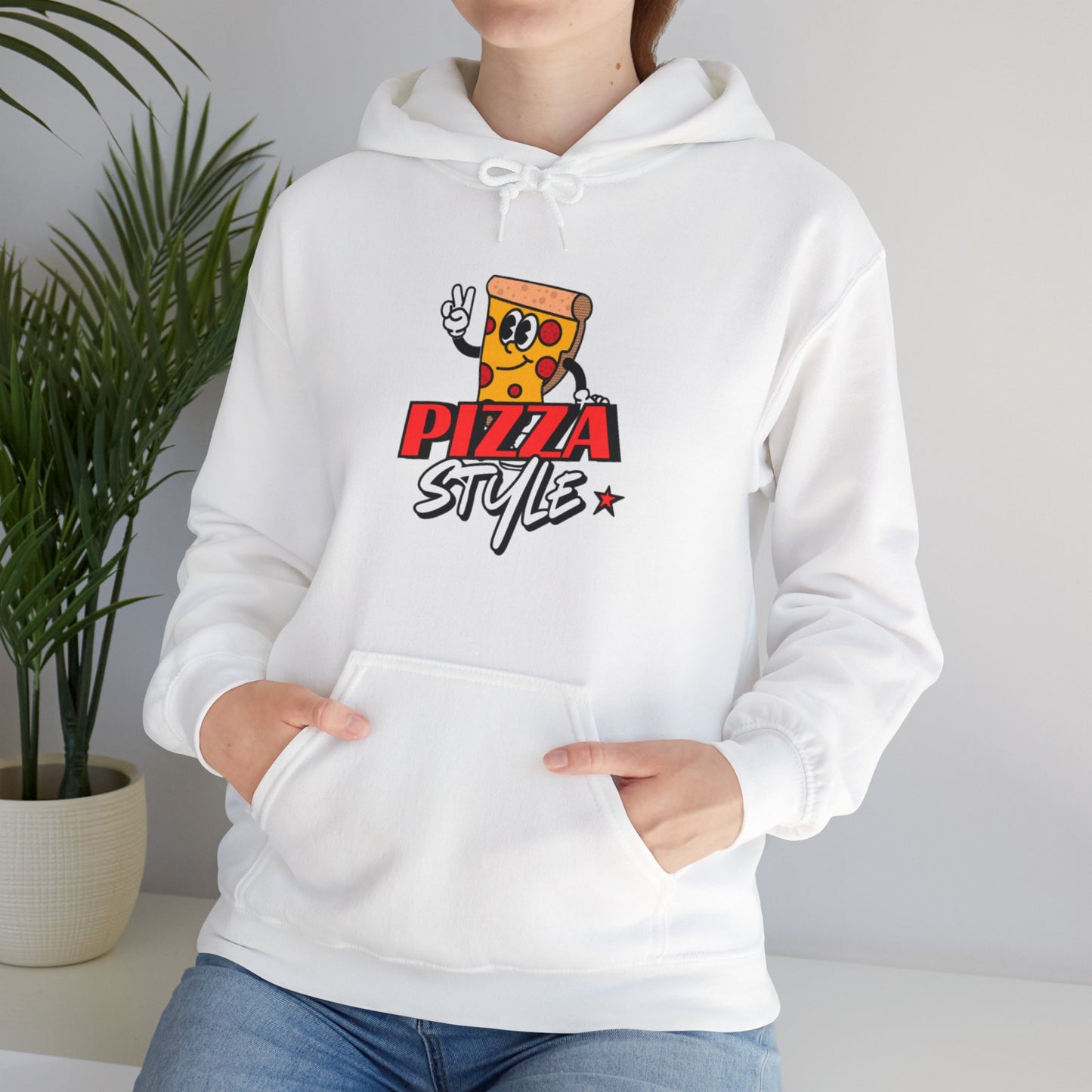 Pizza Style Unisex Heavy Blend™ Hoodie - Fun & Cozy Sweatshirt for Food Lovers