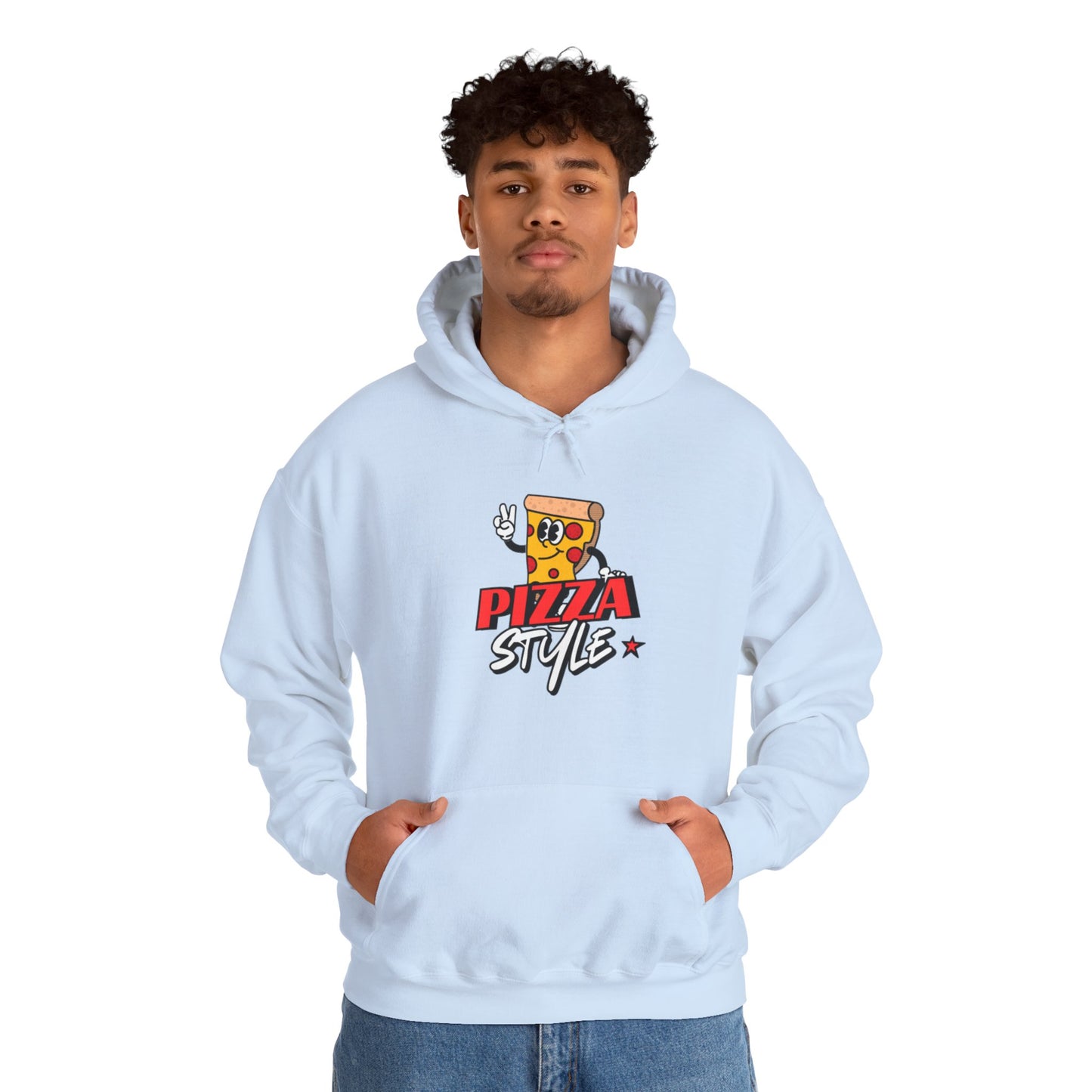 Pizza Style Unisex Heavy Blend™ Hoodie - Fun & Cozy Sweatshirt for Food Lovers