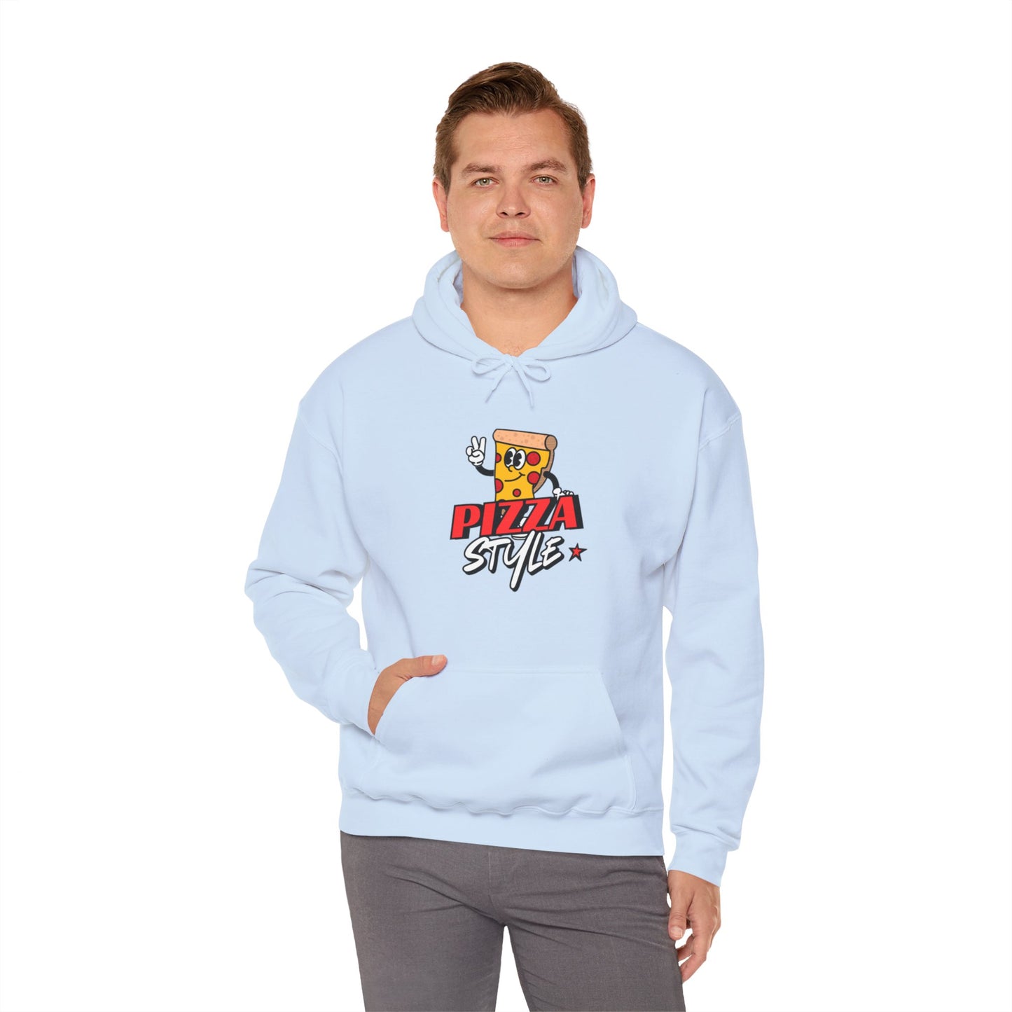 Pizza Style Unisex Heavy Blend™ Hoodie - Fun & Cozy Sweatshirt for Food Lovers