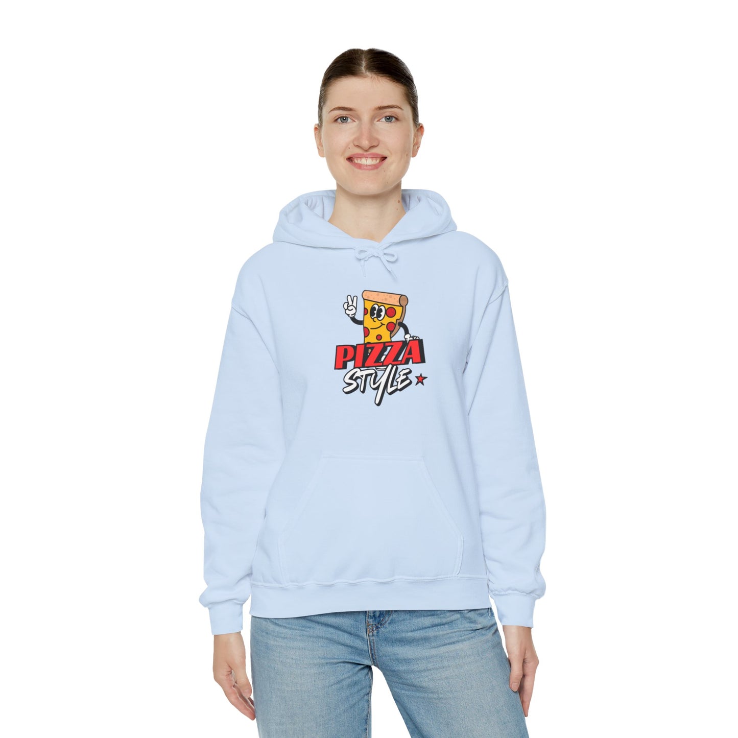 Pizza Style Unisex Heavy Blend™ Hoodie - Fun & Cozy Sweatshirt for Food Lovers