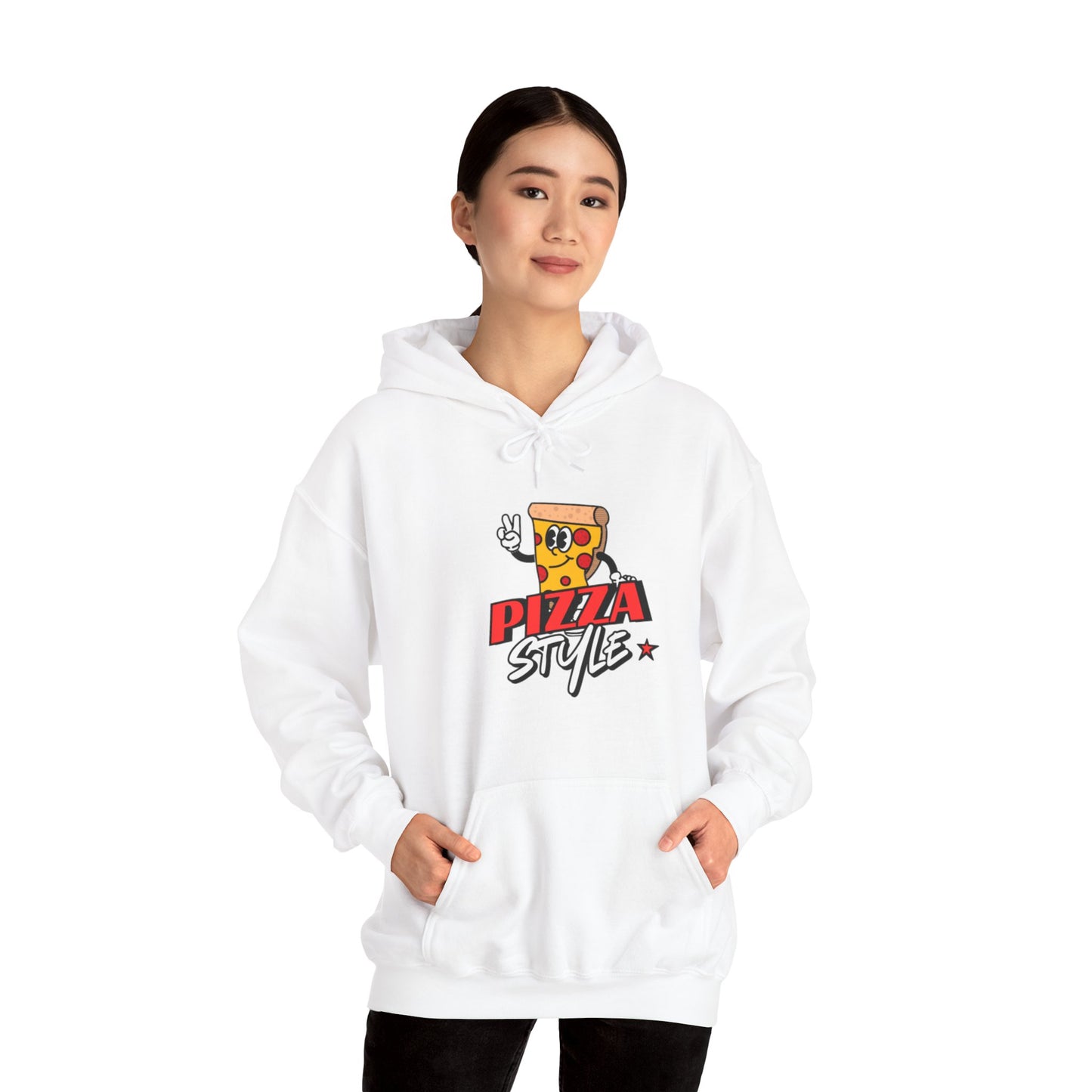 Pizza Style Unisex Heavy Blend™ Hoodie - Fun & Cozy Sweatshirt for Food Lovers