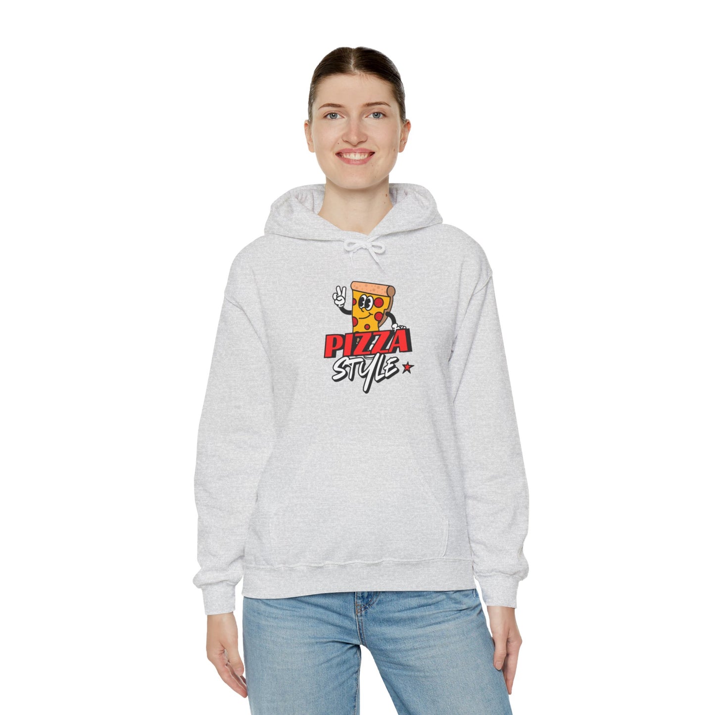Pizza Style Unisex Heavy Blend™ Hoodie - Fun & Cozy Sweatshirt for Food Lovers
