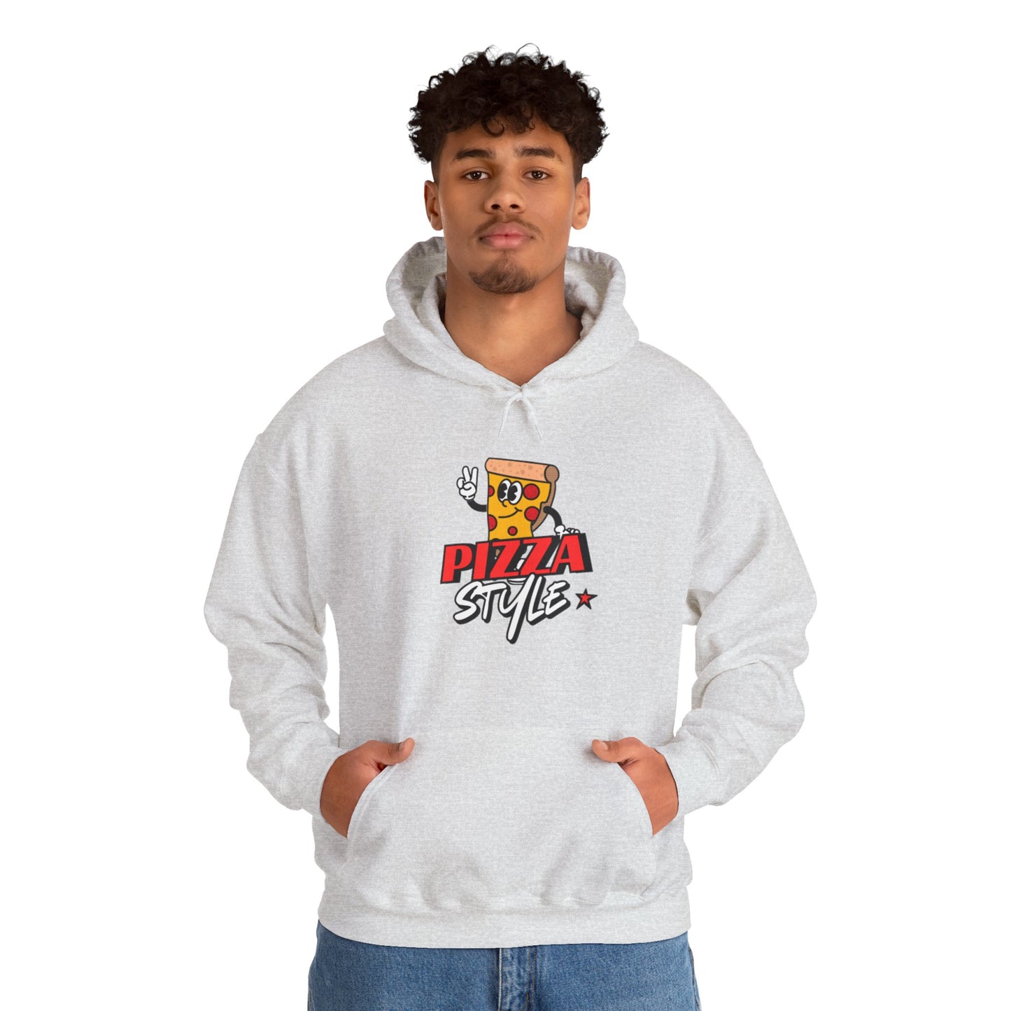 Pizza Style Unisex Heavy Blend™ Hoodie - Fun & Cozy Sweatshirt for Food Lovers