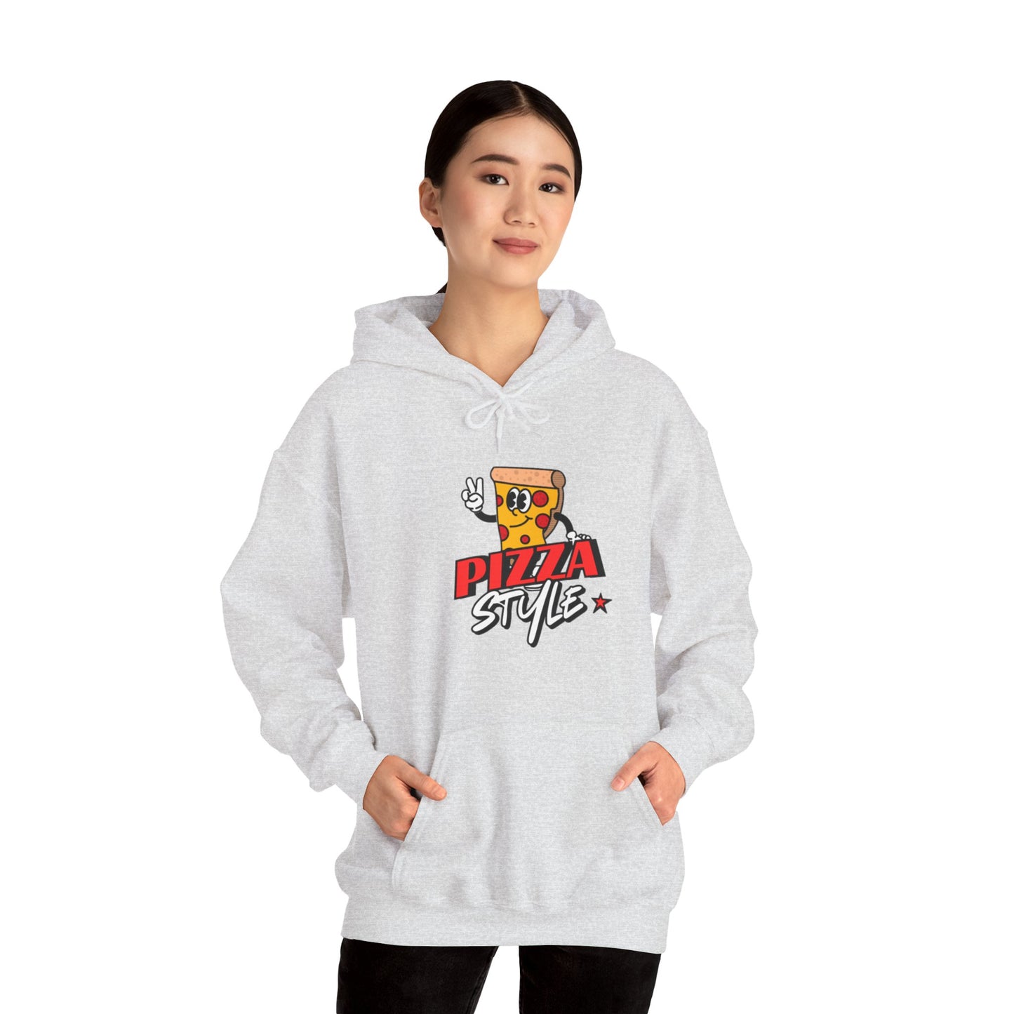 Pizza Style Unisex Heavy Blend™ Hoodie - Fun & Cozy Sweatshirt for Food Lovers