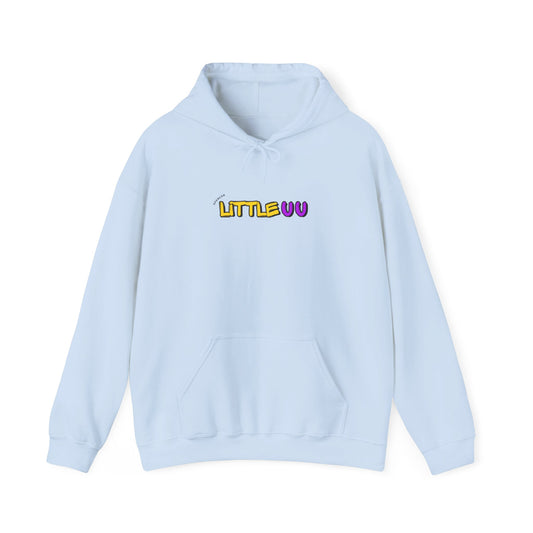 Playful 'LITTLE UU' Unisex Hooded Sweatshirt